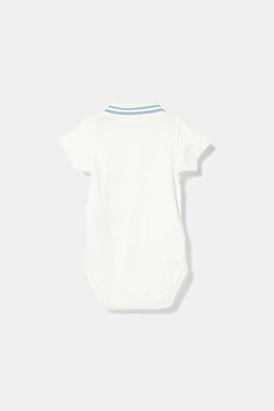 United Colors of Benetton body din bumbac pentru bebeluși 3CDIAB00M.W.Seasonal alb SS25