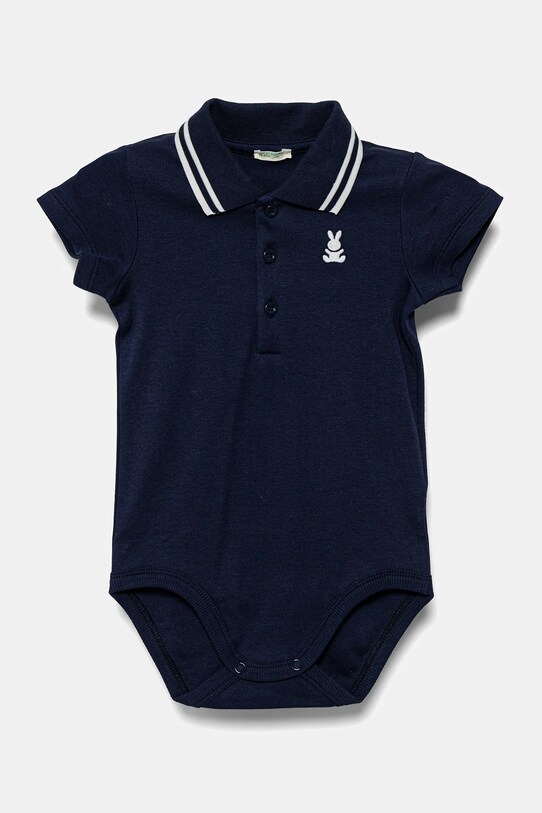 United Colors of Benetton body di cotone neonato/a blu navy 3CDIAB00M.W.Seasonal