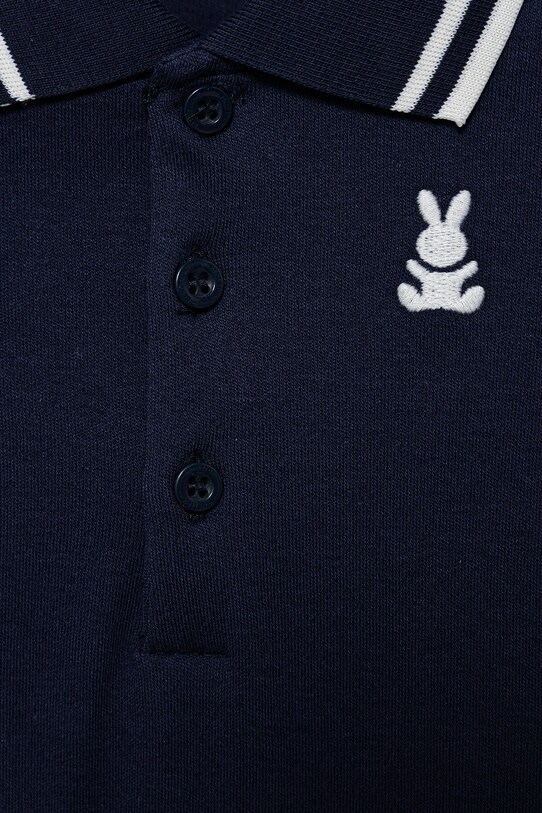 BIMBO United Colors of Benetton body di cotone neonato/a 3CDIAB00M.W.Seasonal blu navy