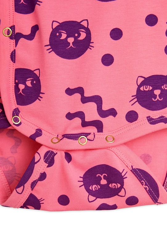 Комплект для младенцев Mini Rodini Squiggly cats розовый 2514010528