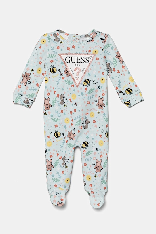 Guess pajacyk niemowlęcy niebieski S5RG00.KA6W4.PPYA