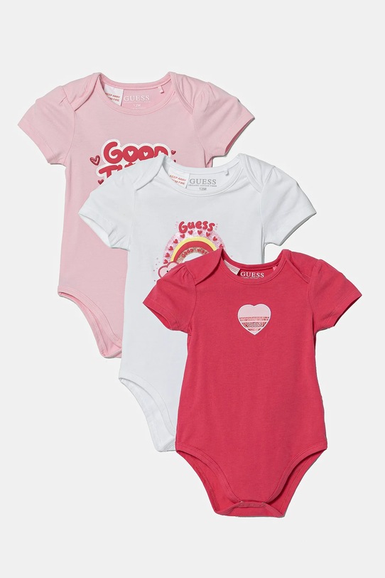Guess body bebe 3-pack Produs pentru bebe roz S5RG02.J1314.PPYA