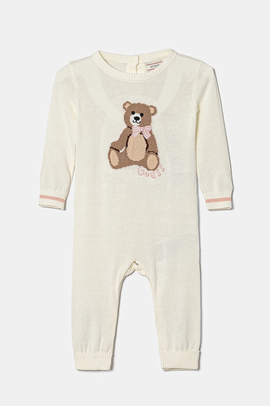 Guess pajacyk niemowlęcy beżowy S5RG15.Z3KZ1.PPYA