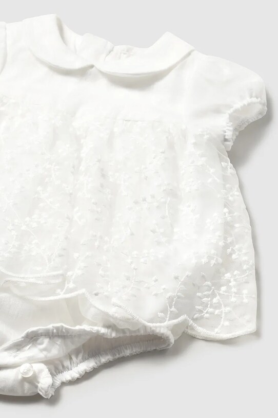 Dievča Šaty pre bábätká Mayoral Newborn 1666.2J.Newborn.PPYH biela