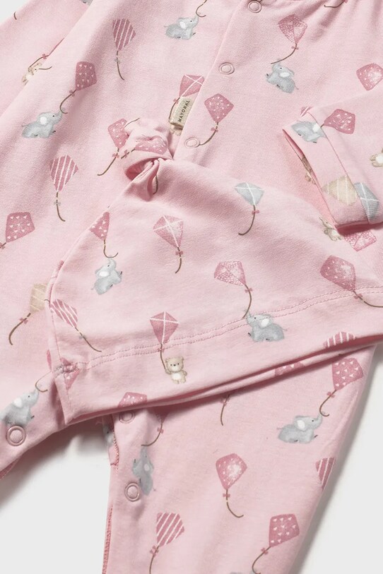 DÍVKA Kojenecký overal Mayoral Newborn 1706.G.1C.Newborn.PPYH růžová