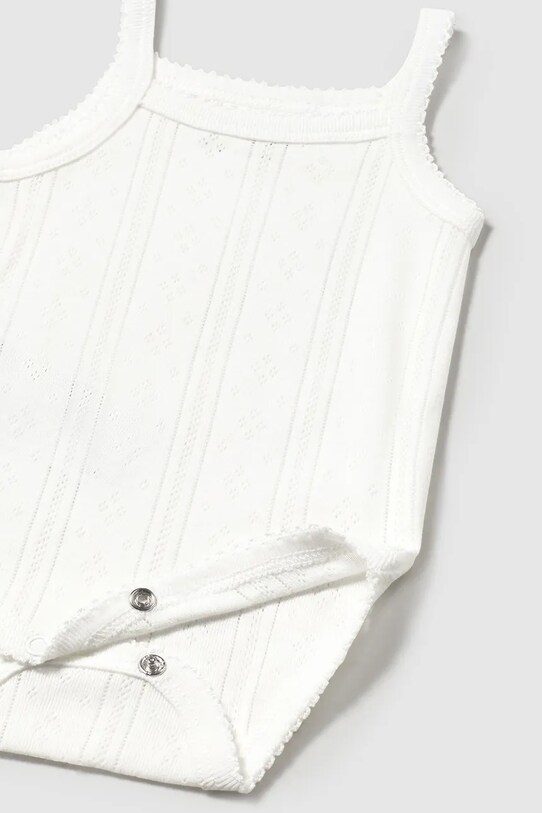 Djevojčice Pamučni bodi za bebe Mayoral Newborn 1745.2A.Newborn.PPYH bijela