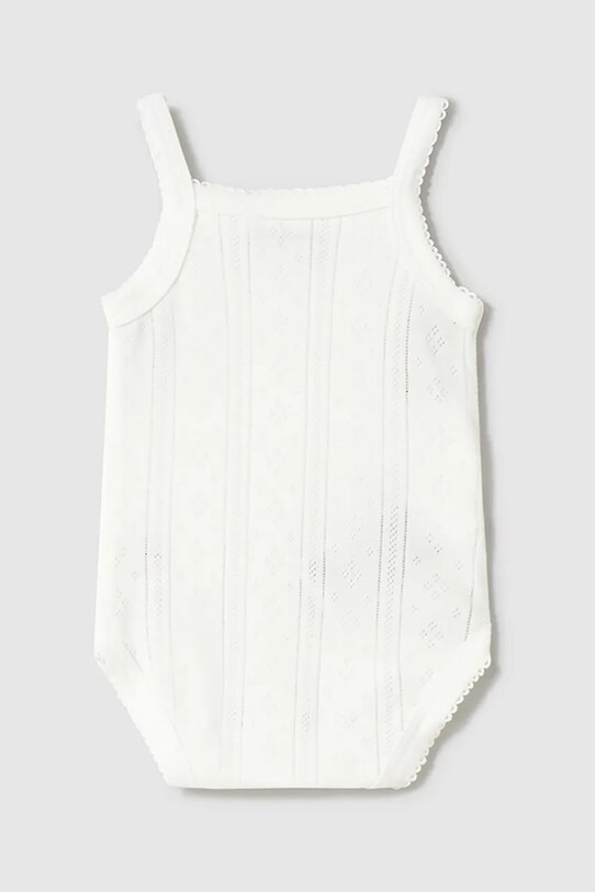 Mayoral Newborn body bawełniane niemowlęce 1745.2A.Newborn.PPYH beżowy SS25