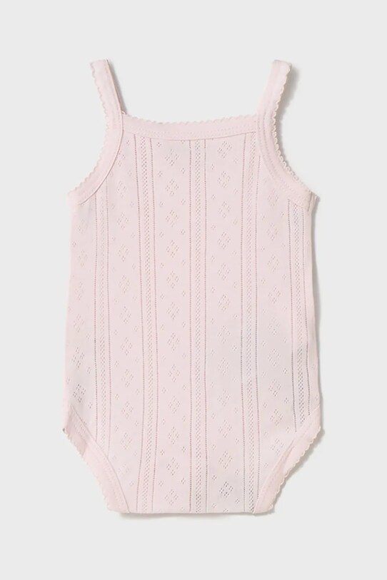 Детское боди из хлопка Mayoral Newborn 1745.2A.Newborn.PPYH розовый SS25