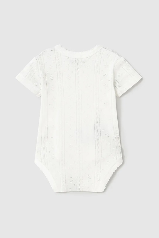 Дитяче бавовняне боді Mayoral Newborn 1746.2A.Newborn.PPYH білий SS25