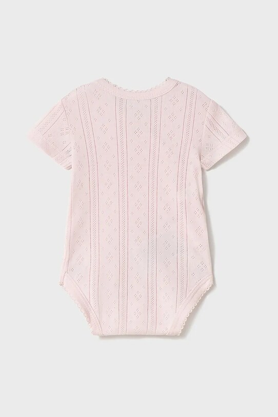Детское боди из хлопка Mayoral Newborn 1746.2A.Newborn.PPYH розовый SS25