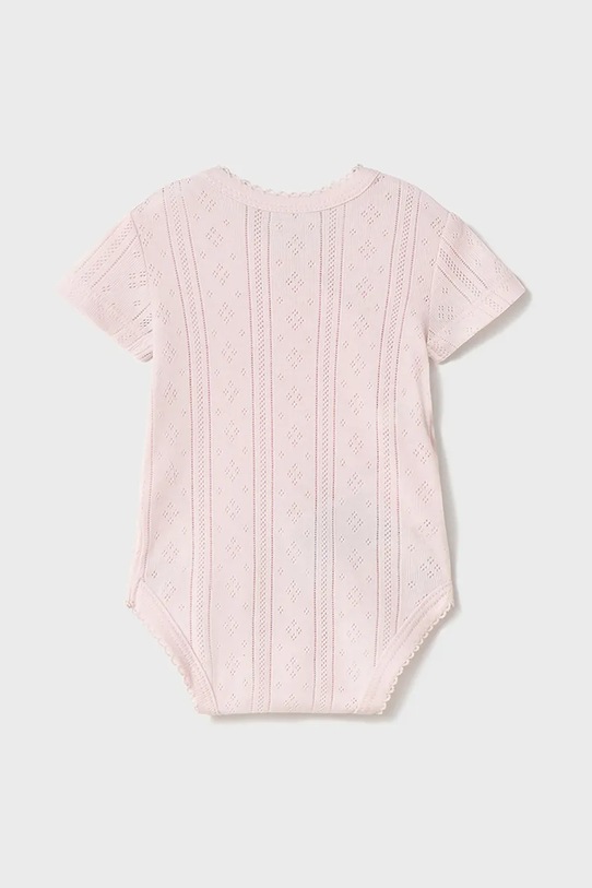 Бебешко боди от памук Mayoral Newborn 1746.2A.Newborn.PPYH розов SS25
