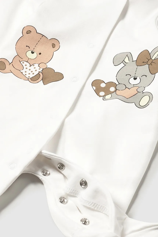 Mayoral Newborn pajacyk niemowlęcy 2-pack biały 1750.2B.Newborn.PPYH