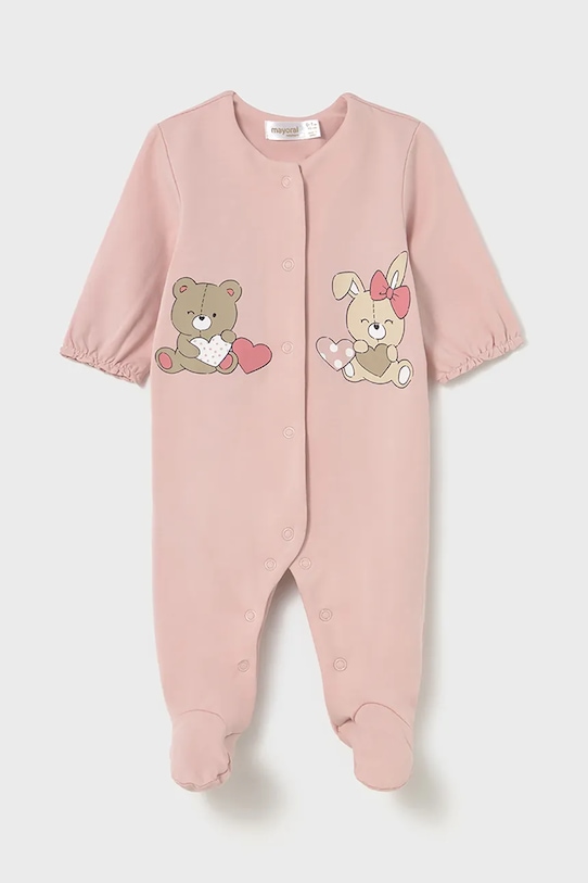 Mayoral Newborn pajacyk niemowlęcy 2-pack 1750.2B.Newborn.PPYH różowy SS25