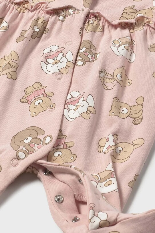 Дитячі повзунки Mayoral Newborn 2-pack рожевий 1750.2B.Newborn.PPYH