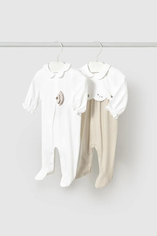 Mayoral Newborn completo pagliacetti pacco da 2 Confezione da 2 marrone 1751.2D.Newborn.PPYH