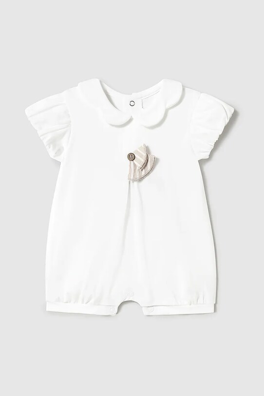 Хлопковый ромпер для младенцев Mayoral Newborn 2 шт 1752.2D.Newborn.PPYH коричневый SS25
