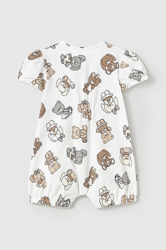 Хлопковый ромпер для младенцев Mayoral Newborn 1754.2G.Newborn.PPYH белый SS25