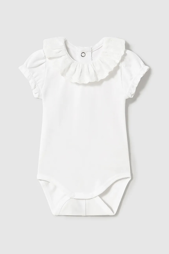 Mayoral Newborn body din bumbac pentru bebelusi alb 1757.2N.Newborn.PPYH