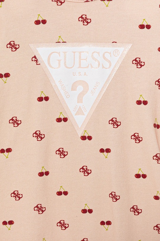 Dziewczynka Guess rampers niemowlęcy S5GG00.K6YW4.PPYA pomarańczowy