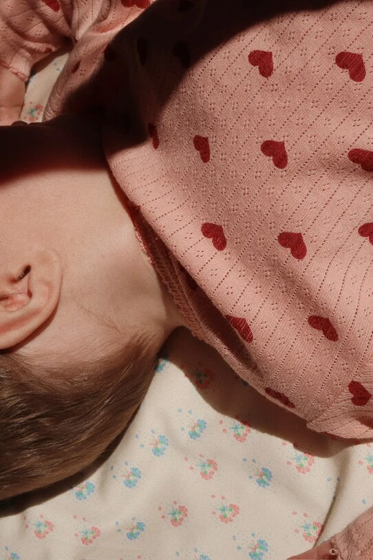 Бавовняні дитячі повзунки Konges Sløjd MINNIE ONESIE GOTS KS102586