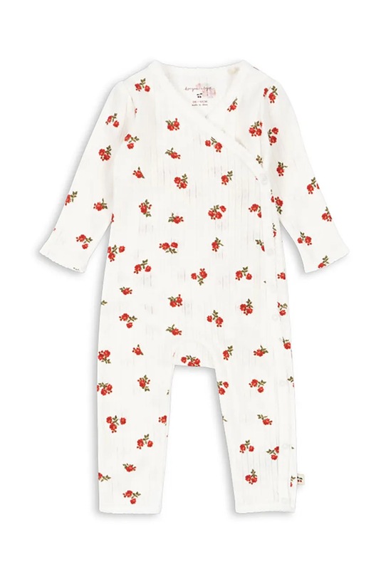 Konges Sløjd śpioszki niemowlęce MINNIE NEWBORN ONESIE GOTS Produkt niemowlęcy beżowy KS102588