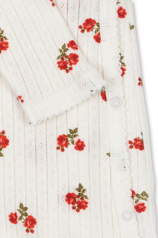 Konges Sløjd śpioszki niemowlęce MINNIE NEWBORN ONESIE GOTS beżowy KS102588