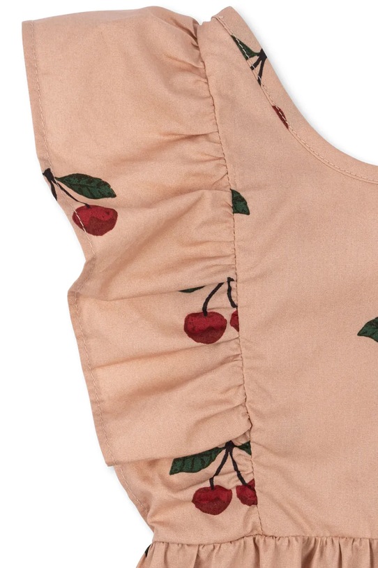 Fete Konges Sløjd body din bumbac pentru bebelusi VERBENA ROMPER GOTS KS102299 roz