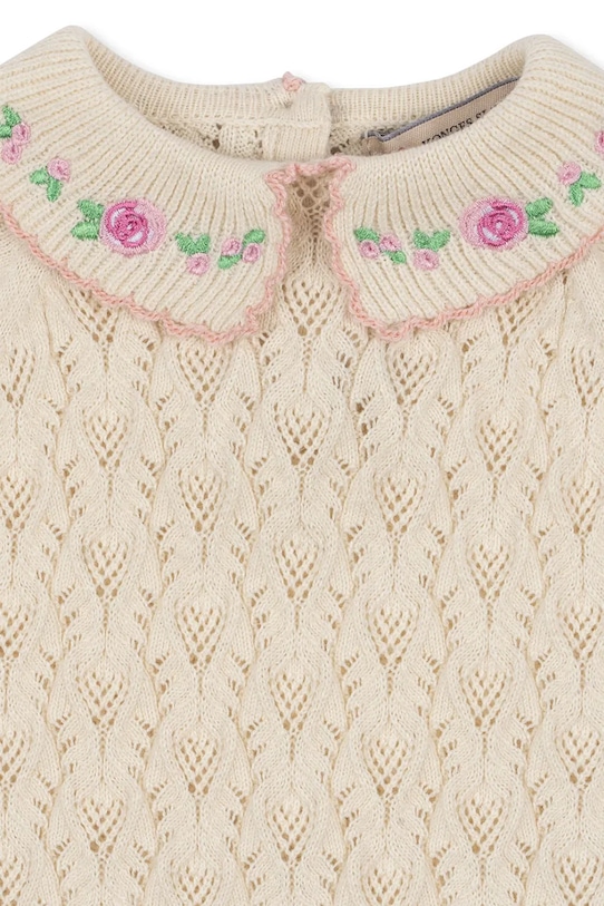 Konges Sløjd ROSIER ROMPER béžová KS102423