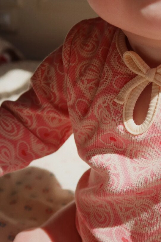 Девочка Боди для младенцев Konges Sløjd ELLA BODY GOTS KS102670 розовый