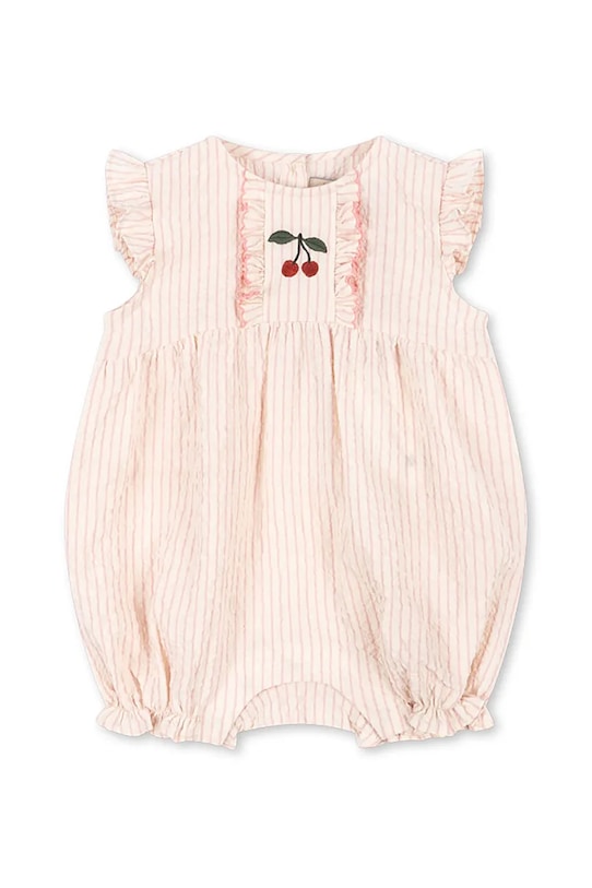 Overal Konges Sløjd ELLIE FRILL ROMPER GOTS KS103066 ružová SS25