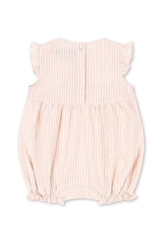 Dievča Overal Konges Sløjd ELLIE FRILL ROMPER GOTS KS103066 ružová