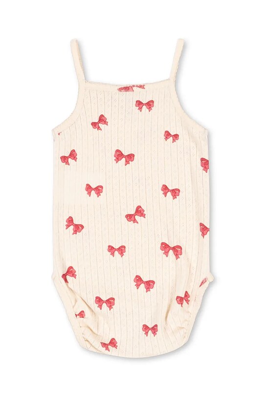 Konges Sløjd body bebe MINNIE STRAP BODY GOTS KS103150 bej SS25