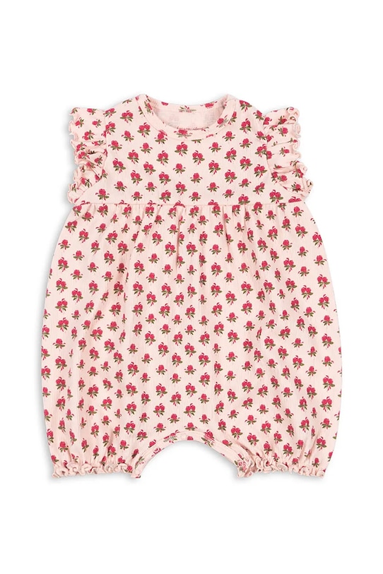 Konges Sløjd salopetă pentru copii CHLEO FRILL ROMPER OCS KS103198 roz SS25