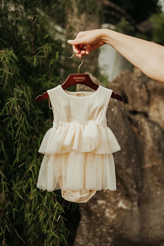 Donsje body bebe Aamina Bodysuit bej 3035500