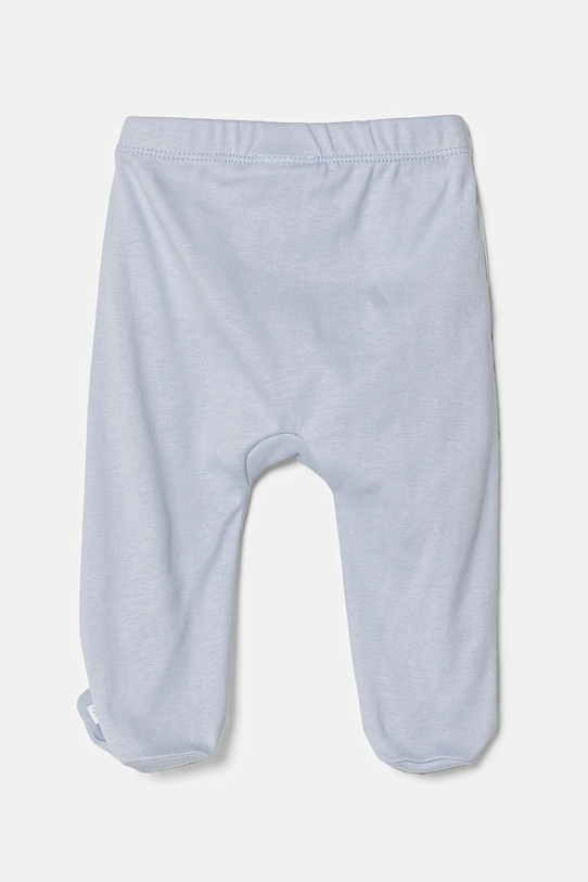 Bombažni otroški kombinezon United Colors of Benetton 2-pack modra 3PWB0F009.W.Seasonal