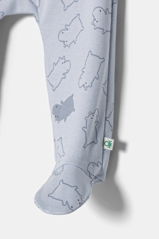 Bombažni otroški kombinezon United Colors of Benetton 2-pack 3PWB0F009.W.Seasonal