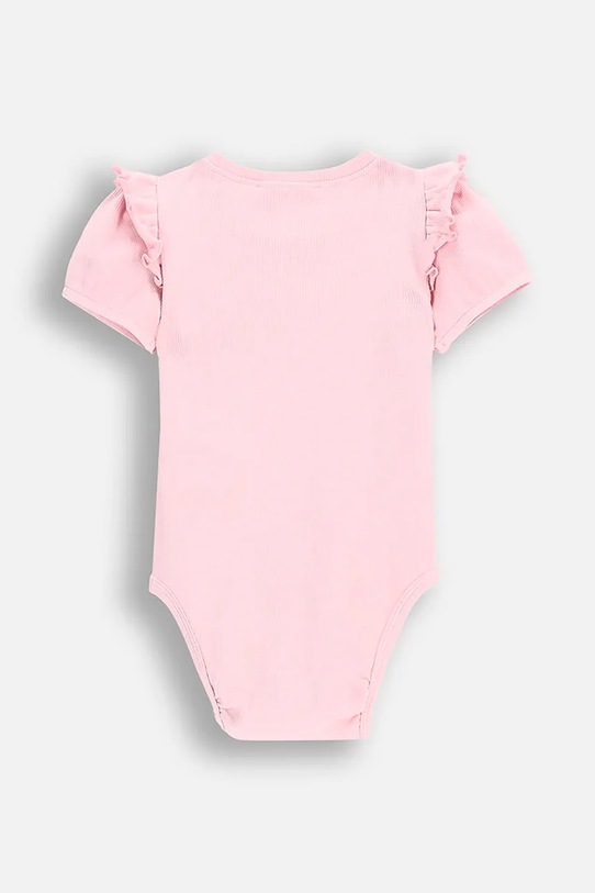 Coccodrillo body niemowlęce WC5112202DGN różowy SS25