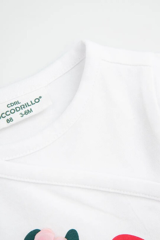 Lány Coccodrillo gyerek body WC5112601MGN fehér