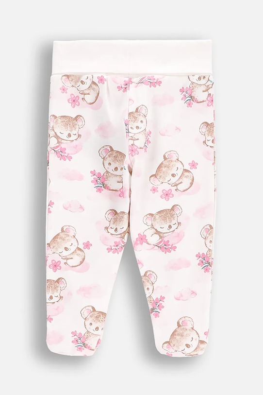 Bavlnené detské dupačky Coccodrillo WC5403101USG béžová SS25