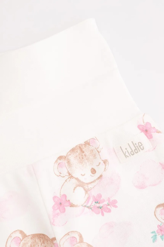 Dievča Bavlnené detské dupačky Coccodrillo WC5403101USG béžová