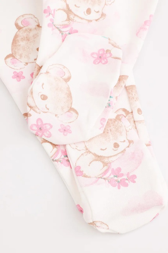 Bavlnené detské dupačky Coccodrillo béžová WC5403101USG