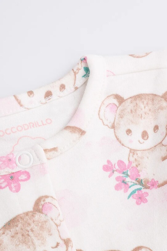Lány Coccodrillo baba pamut nadrág WC5404101USG rózsaszín