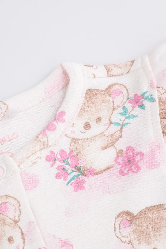 Fete Coccodrillo salopete bebeluși din bumbac WC5404301USG bej