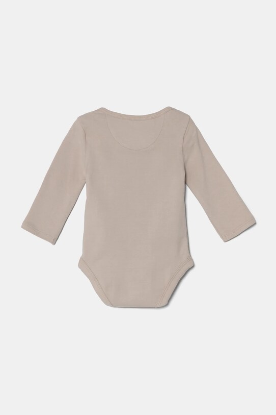 Боді для немовлят Calvin Klein Jeans IN0IN00033.PPYA бежевий SS25