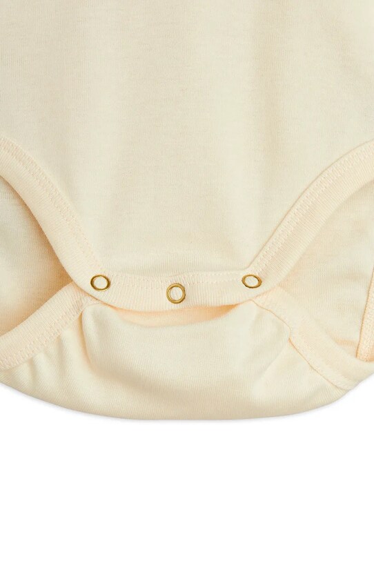 Bavlněné kojenecké body Mini Rodini Snake béžová 2514010911