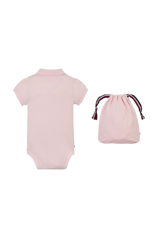 Tommy Hilfiger βρεφικό κορμάκι KN0KN01984.PPYA ροζ SS25