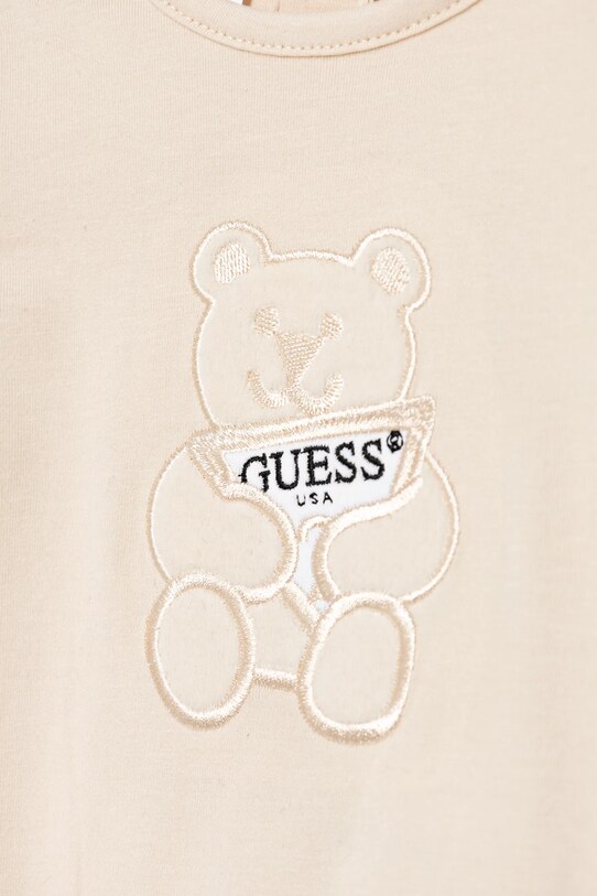 Chłopiec Guess śpioszki niemowlęce H3YW02.J1314.PPYA beżowy