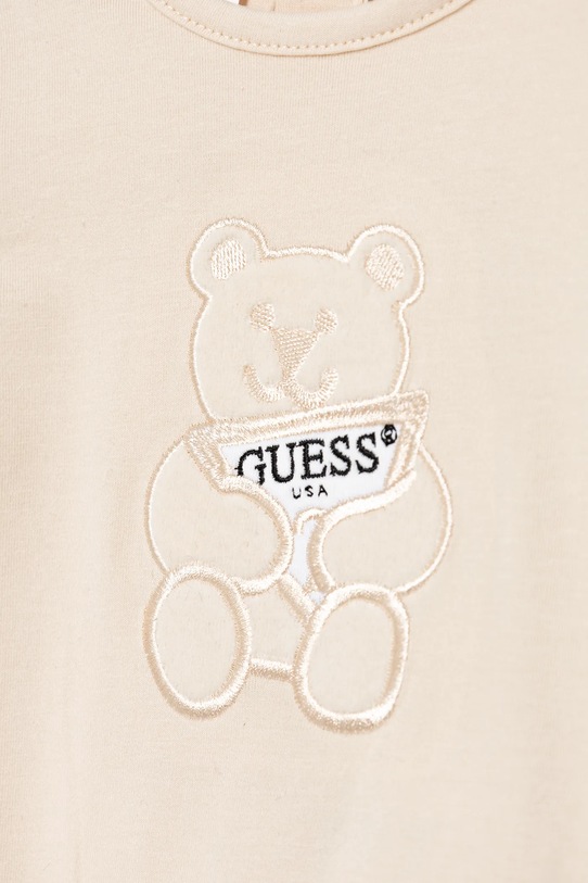 Chłopiec Guess śpioszki niemowlęce H3YW02.J1314.PPYA beżowy