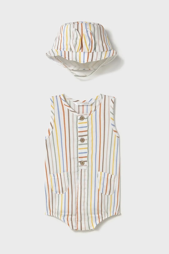 Kombinezon i šešir za bebe Mayoral Newborn bež 1603.1D.Newborn.PPYH