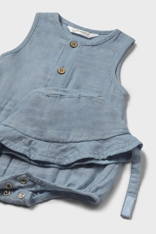 Băieți Mayoral Newborn rampers și pălărie pentru bebeluși 1603.1D.Newborn.PPYH albastru